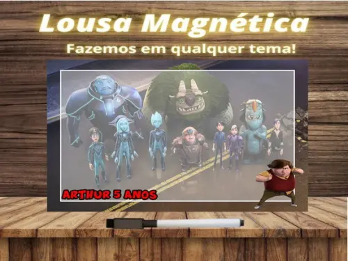 Lousa Magnética Caçadores de Trolls com Embalagem