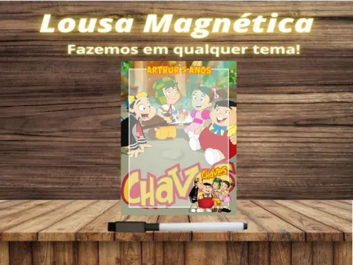 Lousa Magnética Chaves com Embalagem