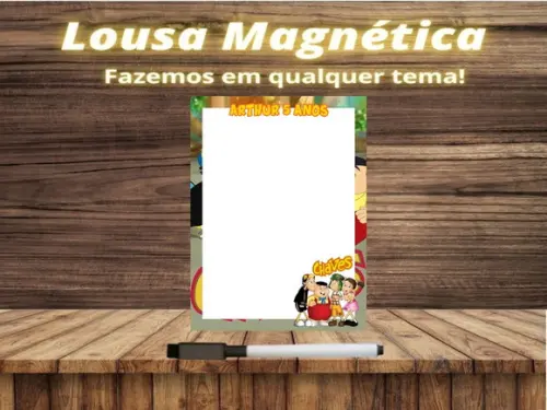 Lousa Magnética Chaves com Embalagem