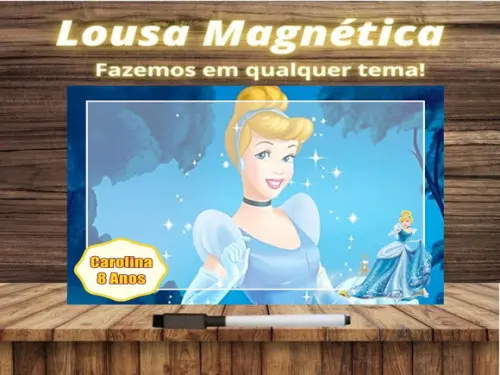 Lousa Magnética Cinderela com Embalagem