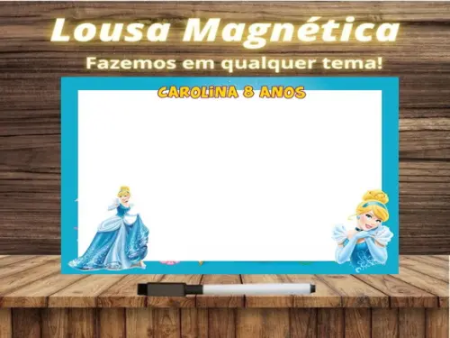 Lousa Magnética Cinderela com Embalagem