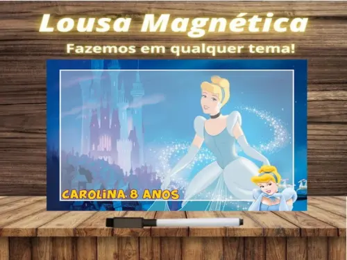 Lousa Magnética Cinderela com Embalagem