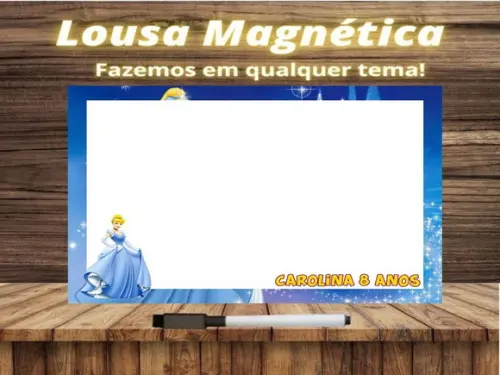 Lousa Magnética Cinderela com Embalagem