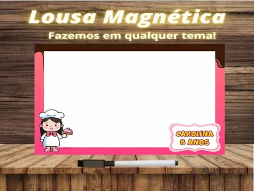 Lousa Magnética Confeitaria com Embalagem