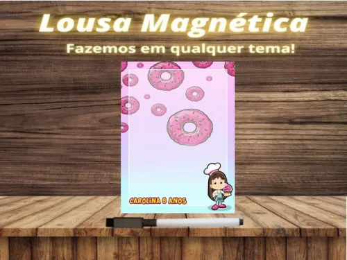 Lousa Magnética Confeitaria com Embalagem