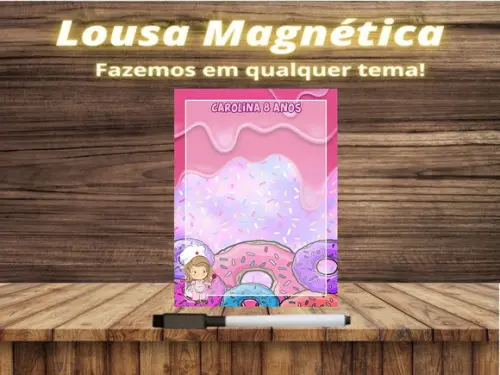 Lousa Magnética Confeitaria com Embalagem