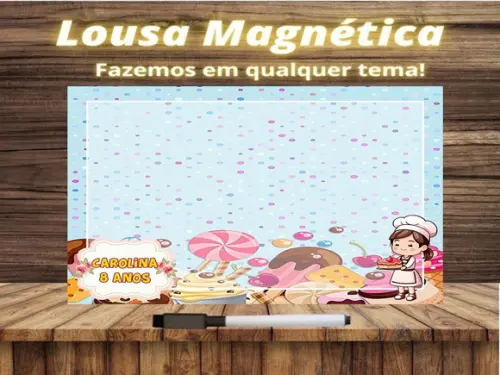 Lousa Magnética Confeitaria com Embalagem