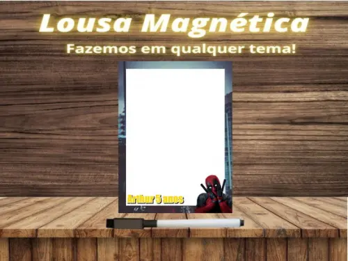 Lousa Magnética Deadpool com Embalagem