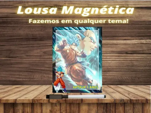 Lousa Magnética Dragon Ball Z com Embalagem