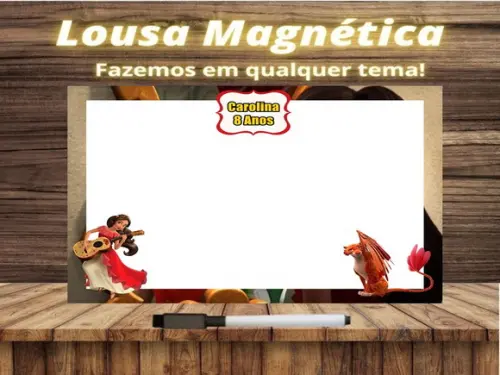 Lousa Magnética Elena de Avalor com Embalagem
