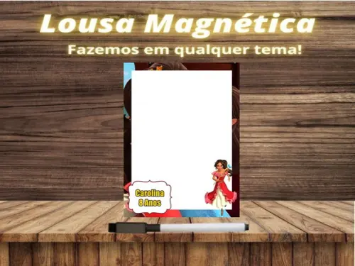 Lousa Magnética Elena de Avalor com Embalagem