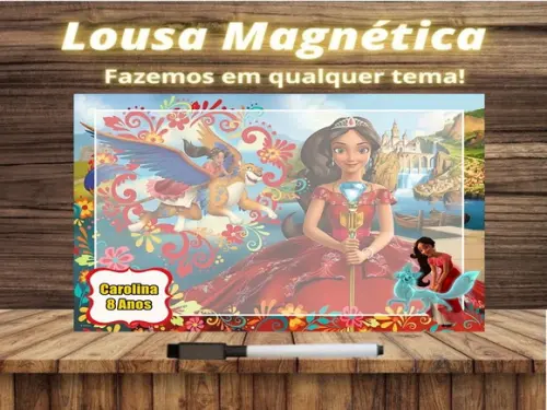 Lousa Magnética Elena de Avalor com Embalagem