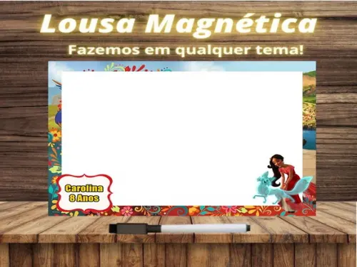 Lousa Magnética Elena de Avalor com Embalagem