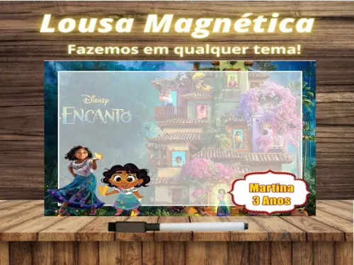 Lousa Magnética Encanto com Embalagem