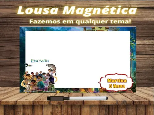 Lousa Magnética Encanto com Embalagem