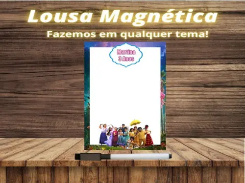 Lousa Magnética Encanto com Embalagem