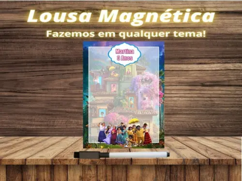 Lousa Magnética Encanto com Embalagem