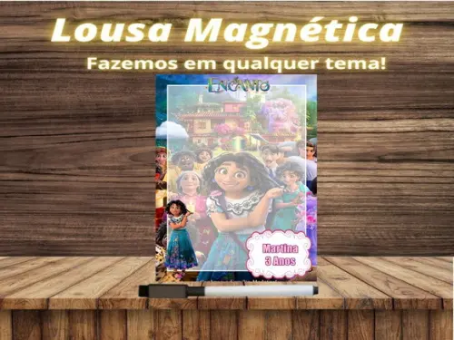 Lousa Magnética Encanto com Embalagem