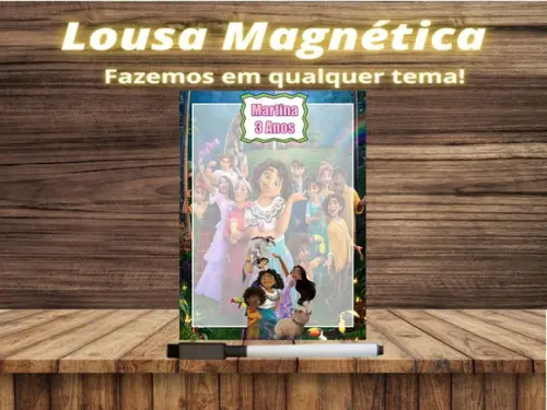 Lousa Magnética Encanto com Embalagem