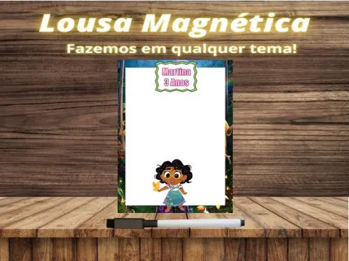Lousa Magnética Encanto com Embalagem