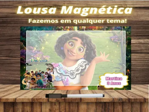 Lousa Magnética Encanto com Embalagem