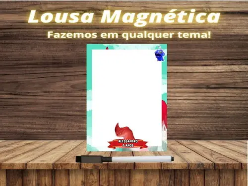 Lousa Magnética Fera do Mar com Embalagem