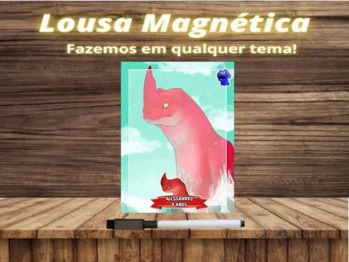 Lousa Magnética Fera do Mar com Embalagem