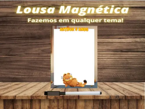Lousa Magnética Garfield com Embalagem