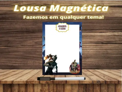 Lousa Magnética Guardiões da Galáxia com Embalagem