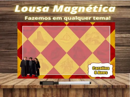 Lousa Magnética Harry Potter com Embalagem