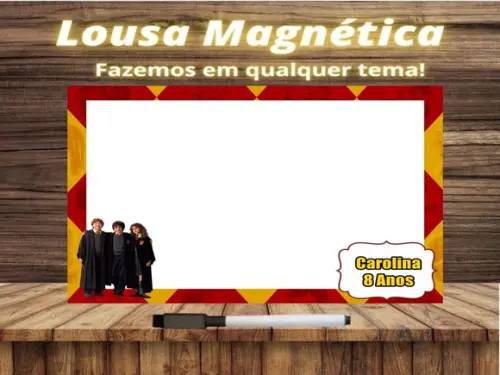 Lousa Magnética Harry Potter com Embalagem