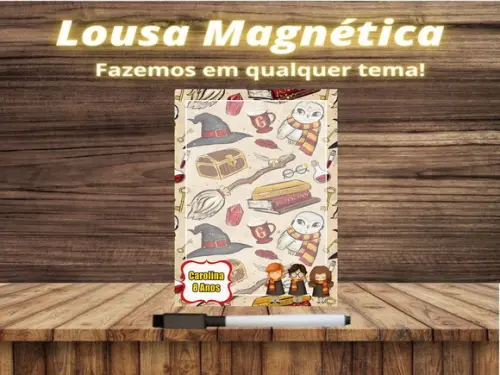 Lousa Magnética Harry Potter com Embalagem