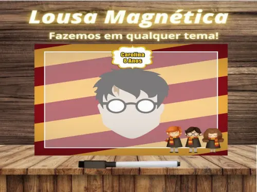 Lousa Magnética Harry Potter com Embalagem