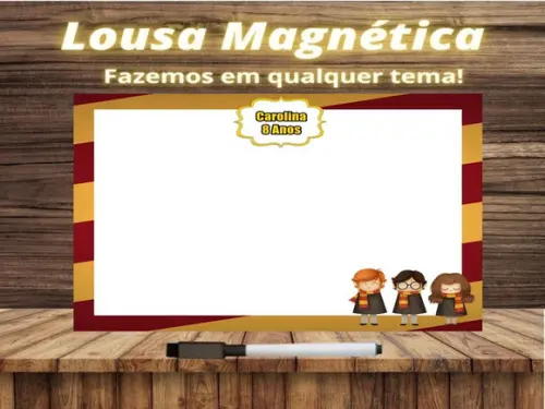 Lousa Magnética Harry Potter com Embalagem