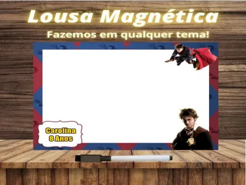 Lousa Magnética Harry Potter com Embalagem