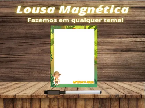 Lousa Magnética Léo e o Guarda da Floresta com Embalagem