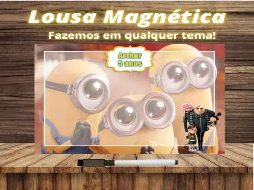 Lousa Magnética Meu Malvado Favorito com Embalagem