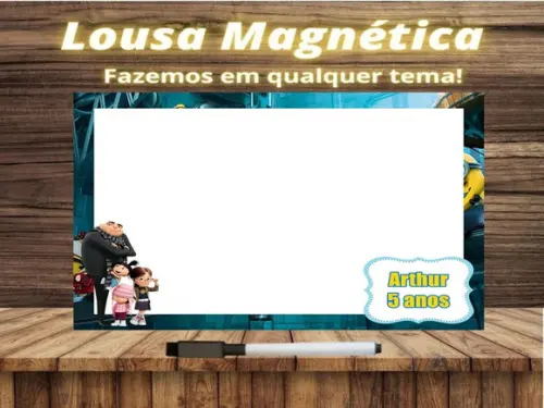 Lousa Magnética Meu Malvado Favorito com Embalagem