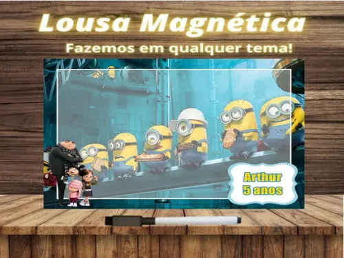 Lousa Magnética Meu Malvado Favorito com Embalagem