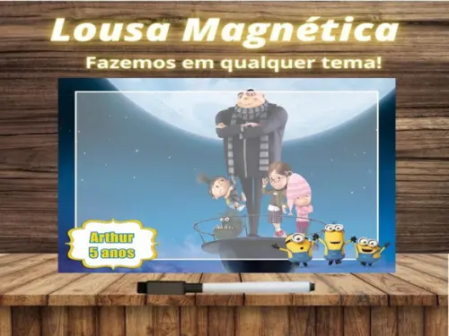 Lousa Magnética Meu Malvado Favorito com Embalagem