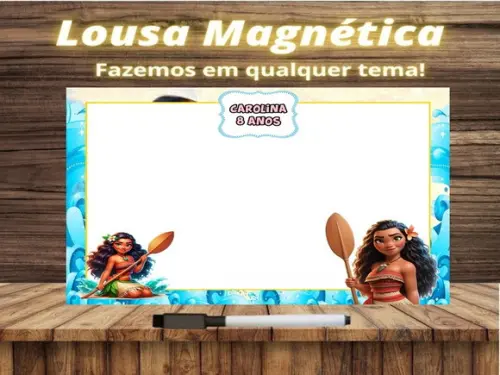 Lousa Magnética Moana com Embalagem