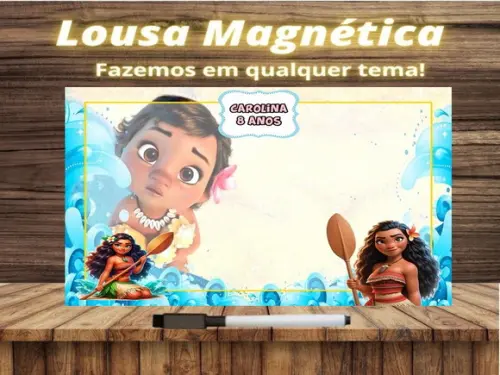 Lousa Magnética Moana com Embalagem
