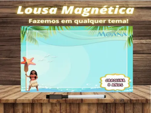 Lousa Magnética Moana com Embalagem