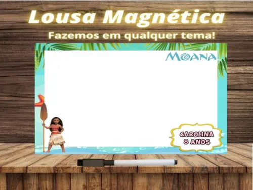 Lousa Magnética Moana com Embalagem