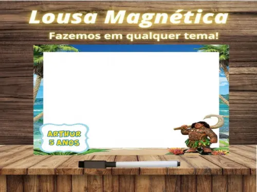 Lousa Magnética Moana com Embalagem