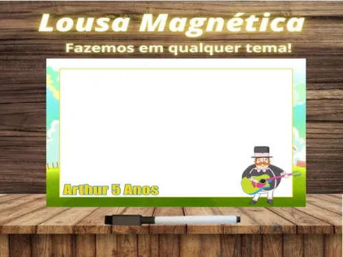 Lousa Magnética Mundo Bita com Embalagem