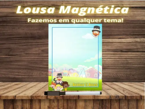 Lousa Magnética Mundo Bita com Embalagem