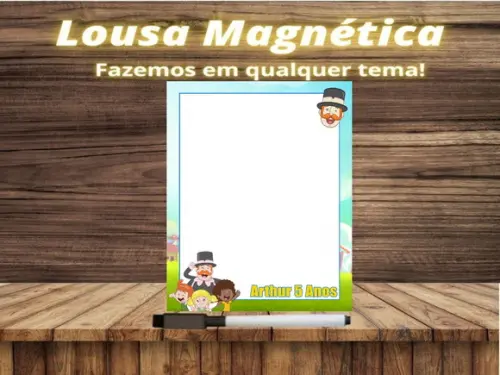 Lousa Magnética Mundo Bita com Embalagem