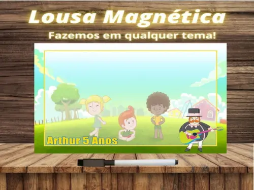 Lousa Magnética Mundo Bita com Embalagem