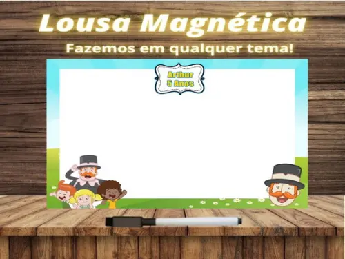 Lousa Magnética Mundo Bita com Embalagem